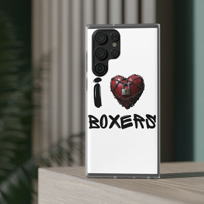 I (Heart) Boxers- Flexi Cell Phone Cases