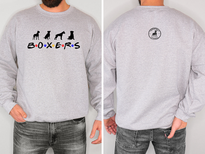 Boxers Are My People – Friends Style- Boxer Crewneck Sweatshirt