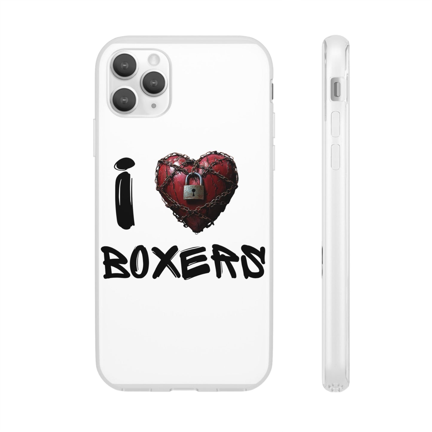 I (Heart) Boxers- Flexi Cell Phone Cases