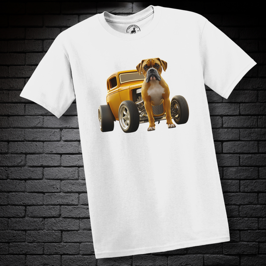 A Boxer & A Hot Rod- Boxer Dog Classic Shirt