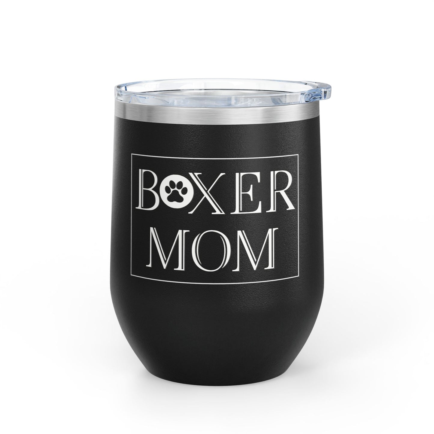 Boxer Mom - Boxer Dog Wine Tumbler