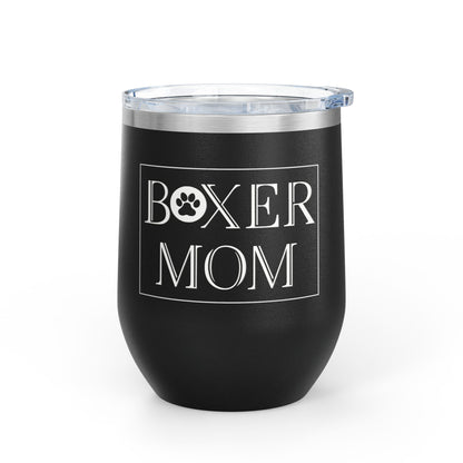 Boxer Mom - Boxer Dog Wine Tumbler