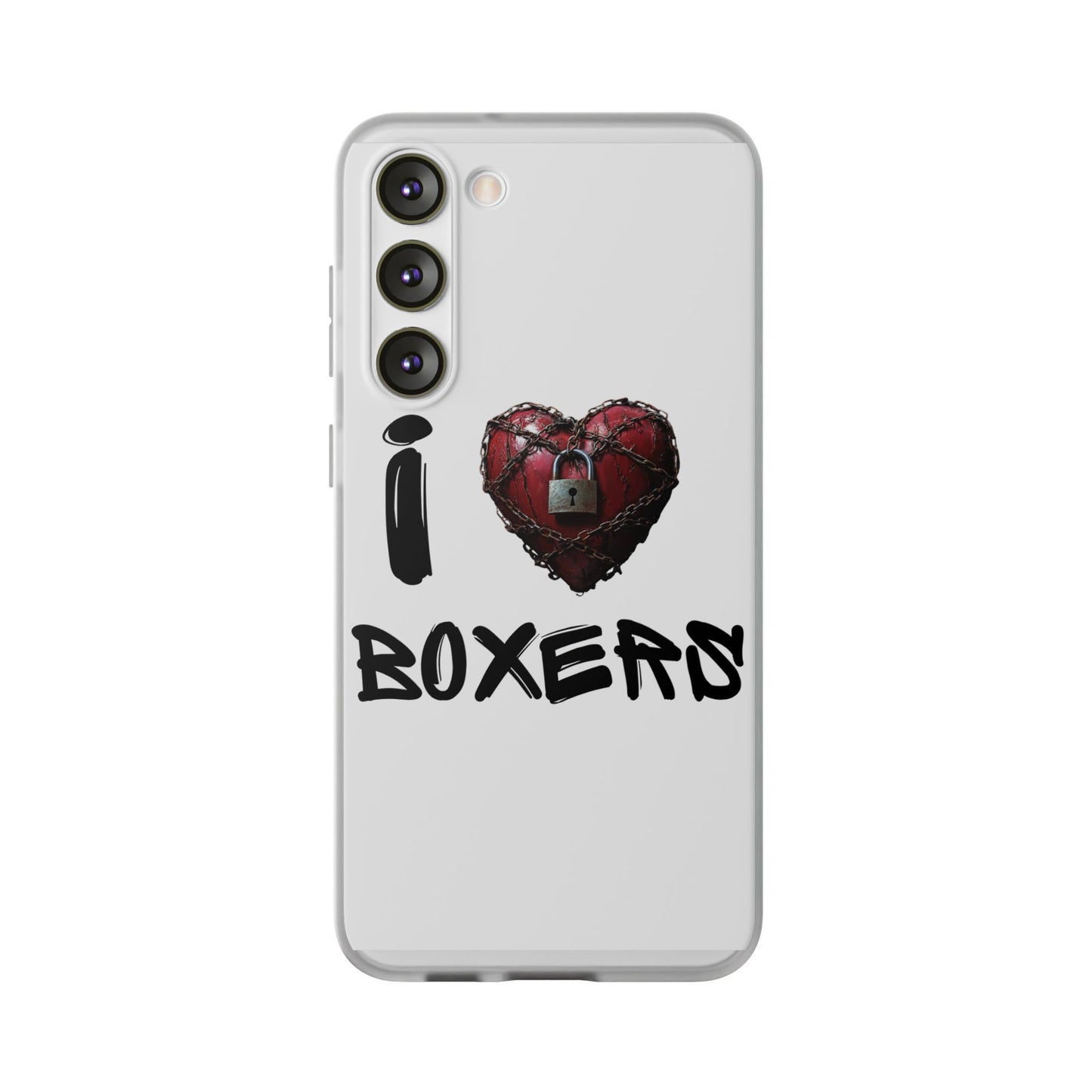 I (Heart) Boxers- Flexi Cell Phone Cases