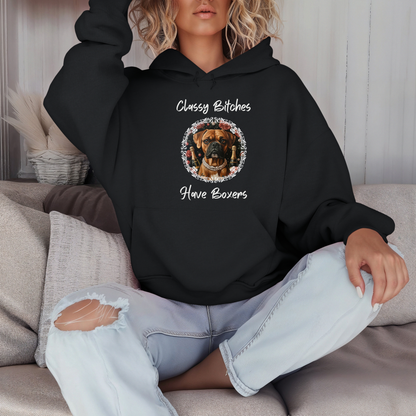 Classy Bitches Have Boxers- Classic All-Gender Hoodie