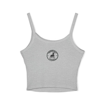 She's A Good Girl, Loves Her Boxer Patriotic Flower - Boxer Dog Tank Top