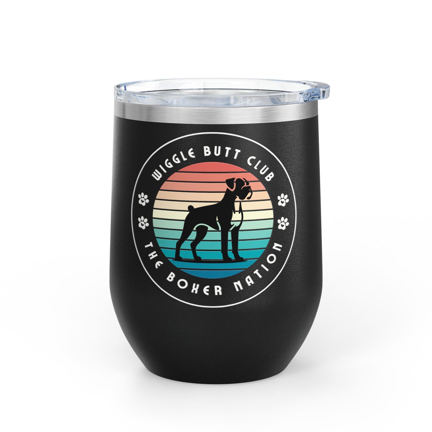 Wiggle Butt Club - Boxer Dog Wine Tumbler