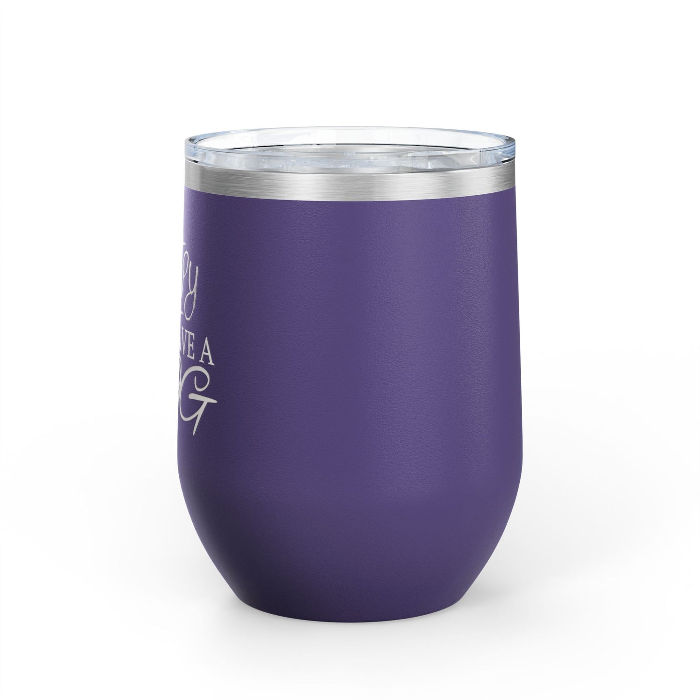 Who Needs Therapy When You Have a Dog - Boxer Dog Wine Tumbler