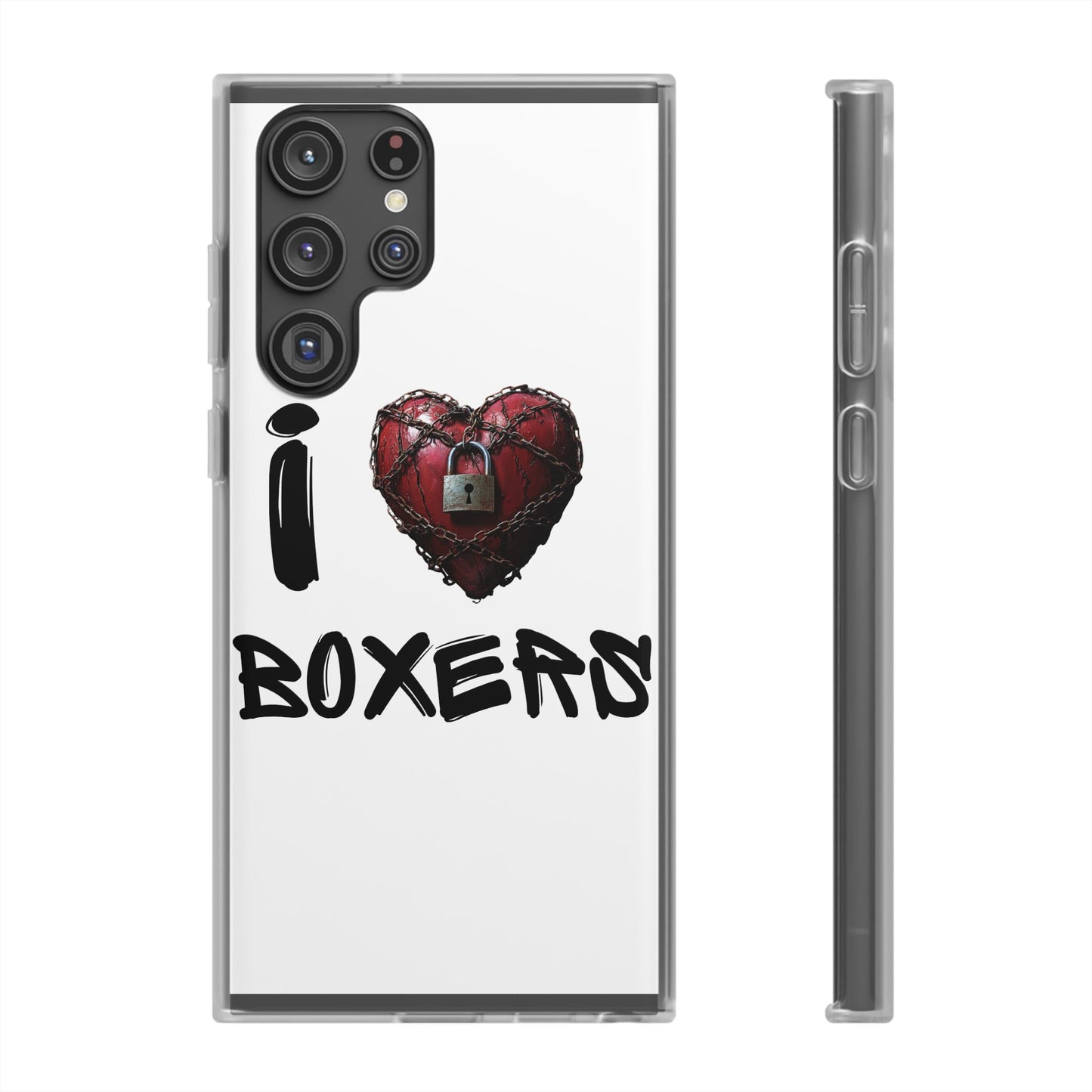 I (Heart) Boxers- Flexi Cell Phone Cases