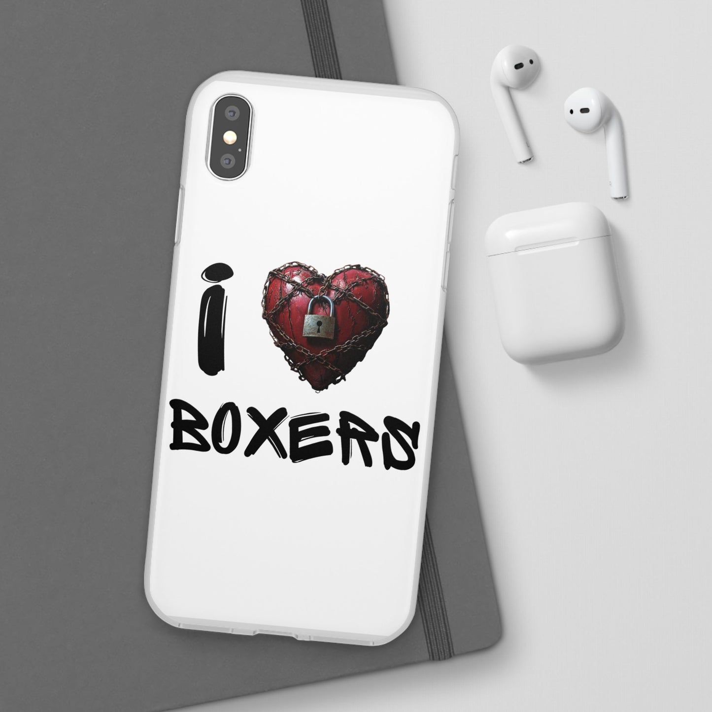 I (Heart) Boxers- Flexi Cell Phone Cases