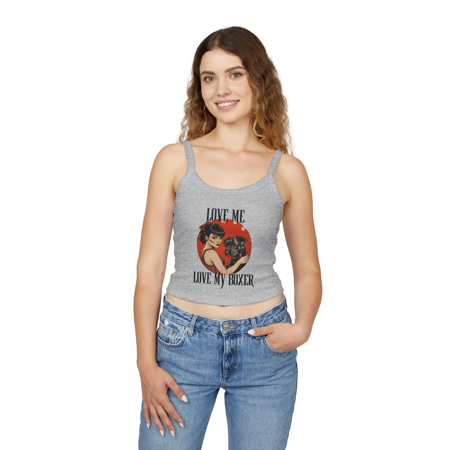 Love Me Move My Boxer - Boxer Dog Tank Top