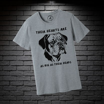 Their Hearts Are As Big As Their Heads- Classic All Gender T-Shirt