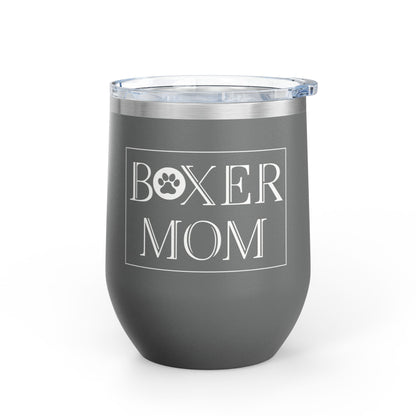 Boxer Mom - Boxer Dog Wine Tumbler