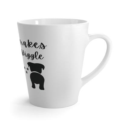 Tequila Makes Me Boxer Wiggle - Boxer Dog Latte Mug