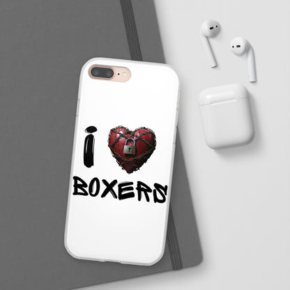 I (Heart) Boxers- Flexi Cell Phone Cases