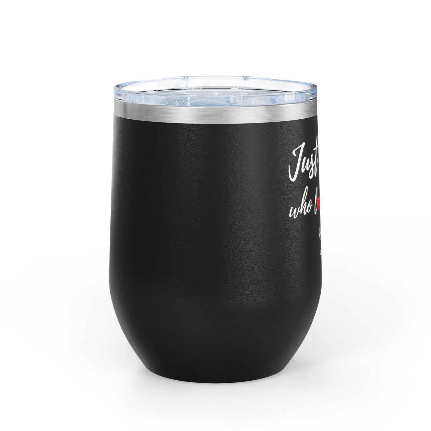 Just A Girl Who Loves Boxers - Boxer Dog Wine Tumbler