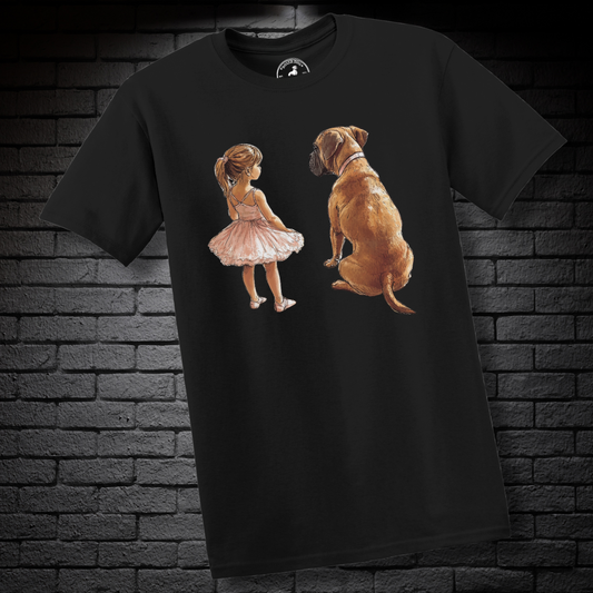 A Ballerina & Her Boxer (facing the world together)- Boxer Dog Classic Shirt