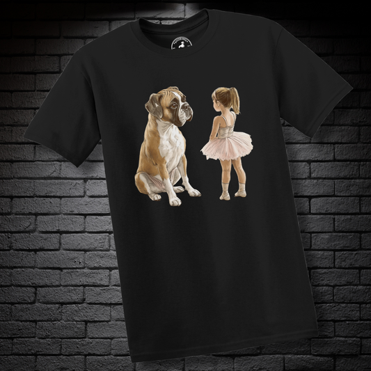 A Ballerina & Her Boxer - Boxer Dog Classic Shirt