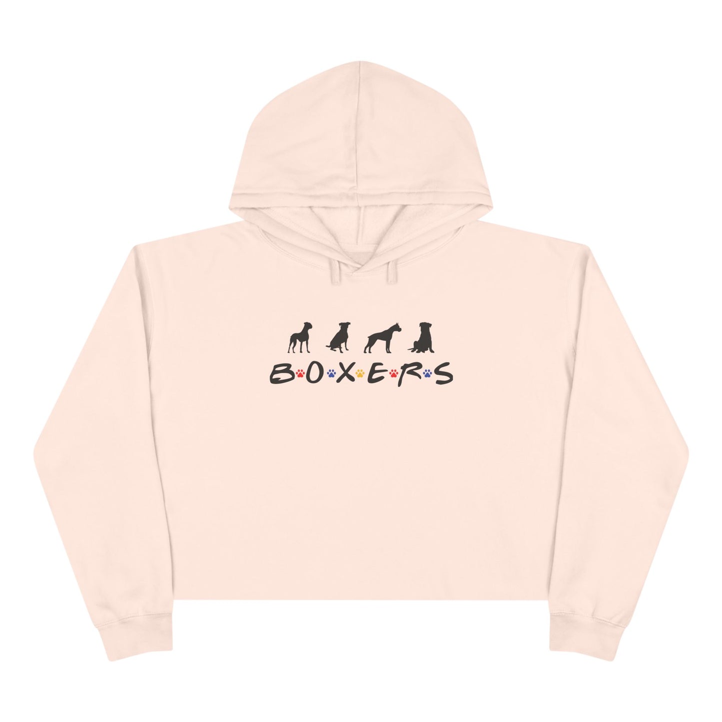 BOXERS............... But Make It Cute - Crop Hoodie