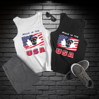 Made in the USA | USA Boxer Flag Sunglasses- Classic Tank Top